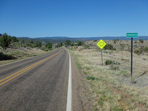 GDMBR: Entering Youngsville.